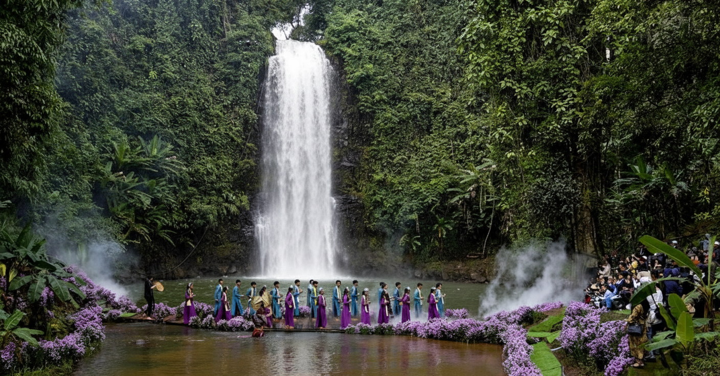 thác Pa Sỹ Kon Tum