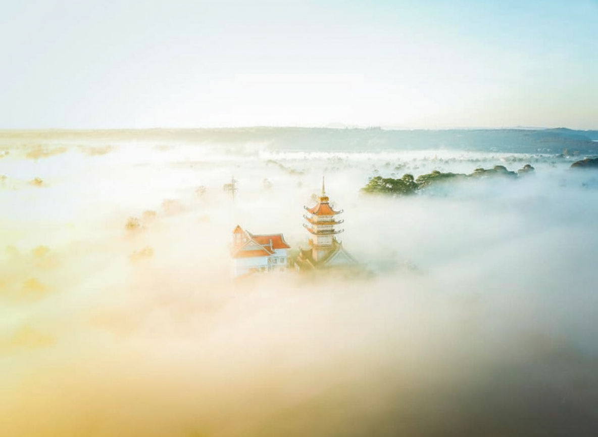 Toàn cảnh chùa Bửu Minh Pleiku Toàn cảnh chùa Bửu Minh Pleiku